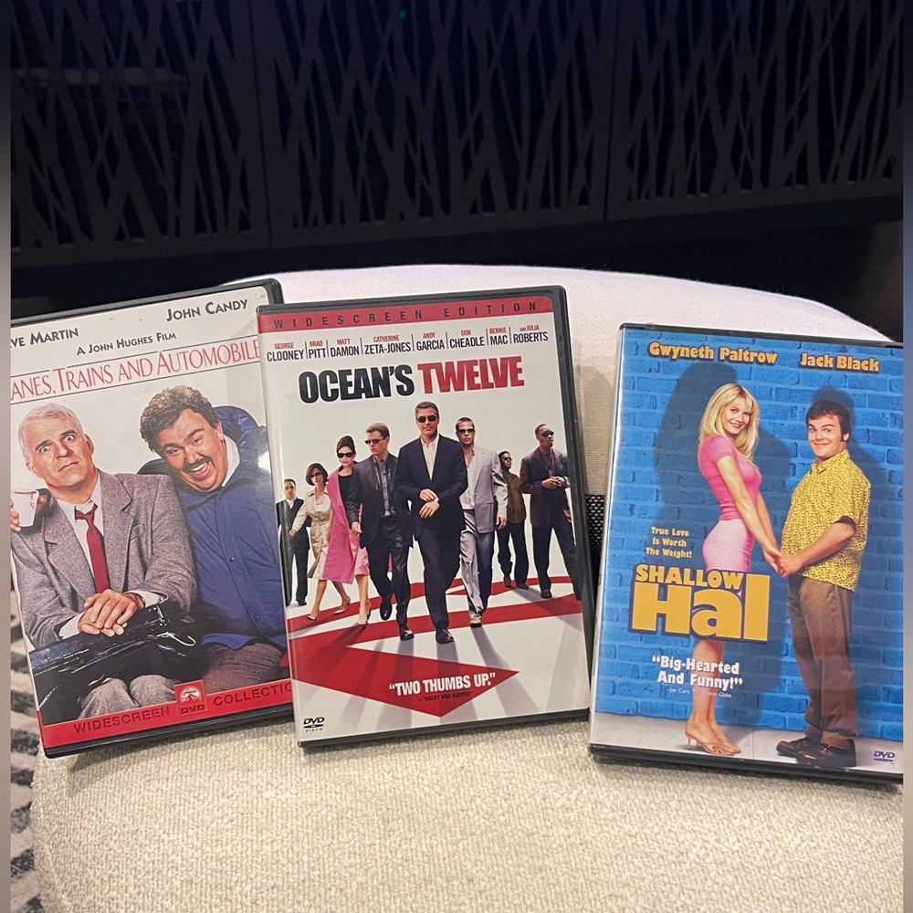 Comedy DVD Collection: Planes, Ocean's Twelve, Shallow Hal